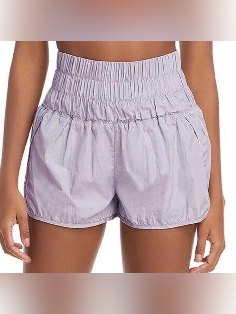FP Movement by Free People Lavender High-Rise The Way Home Shorts